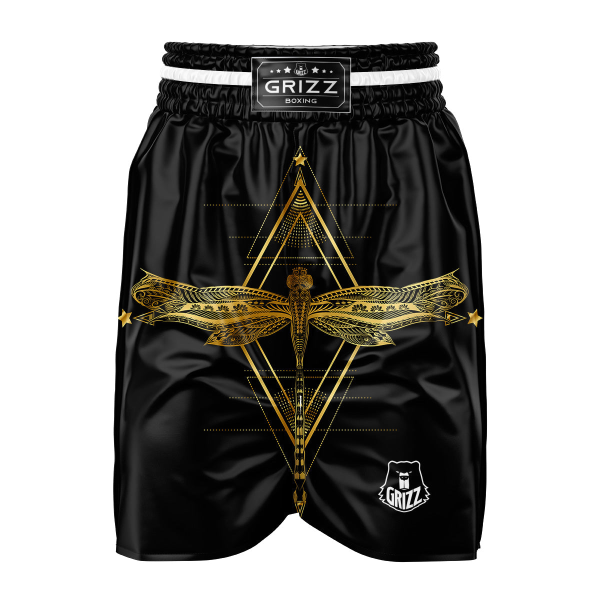 Dragonfly Boho Spiritual Print Boxing Shorts-grizzshop