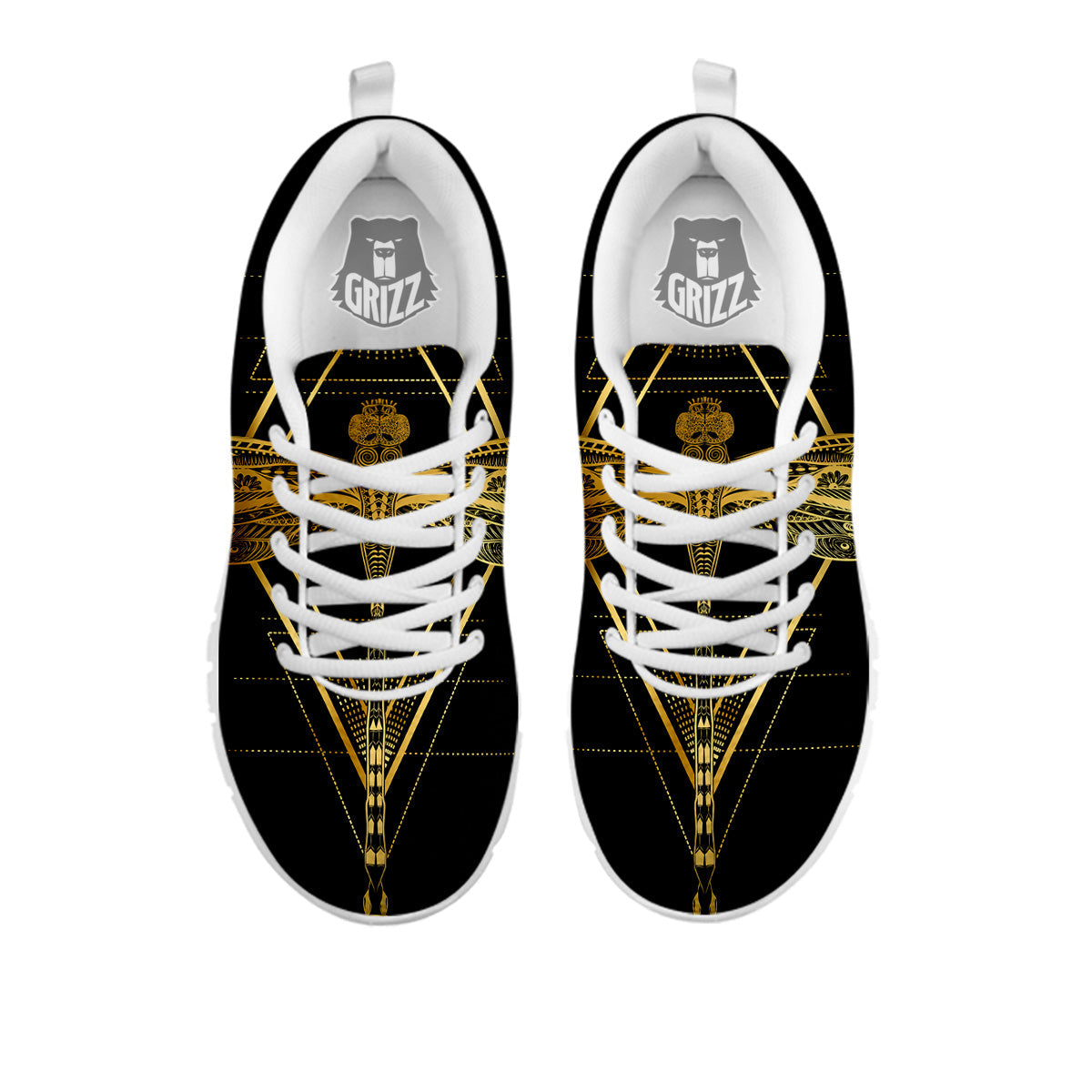 Dragonfly Boho Spiritual Print White Sneaker-grizzshop