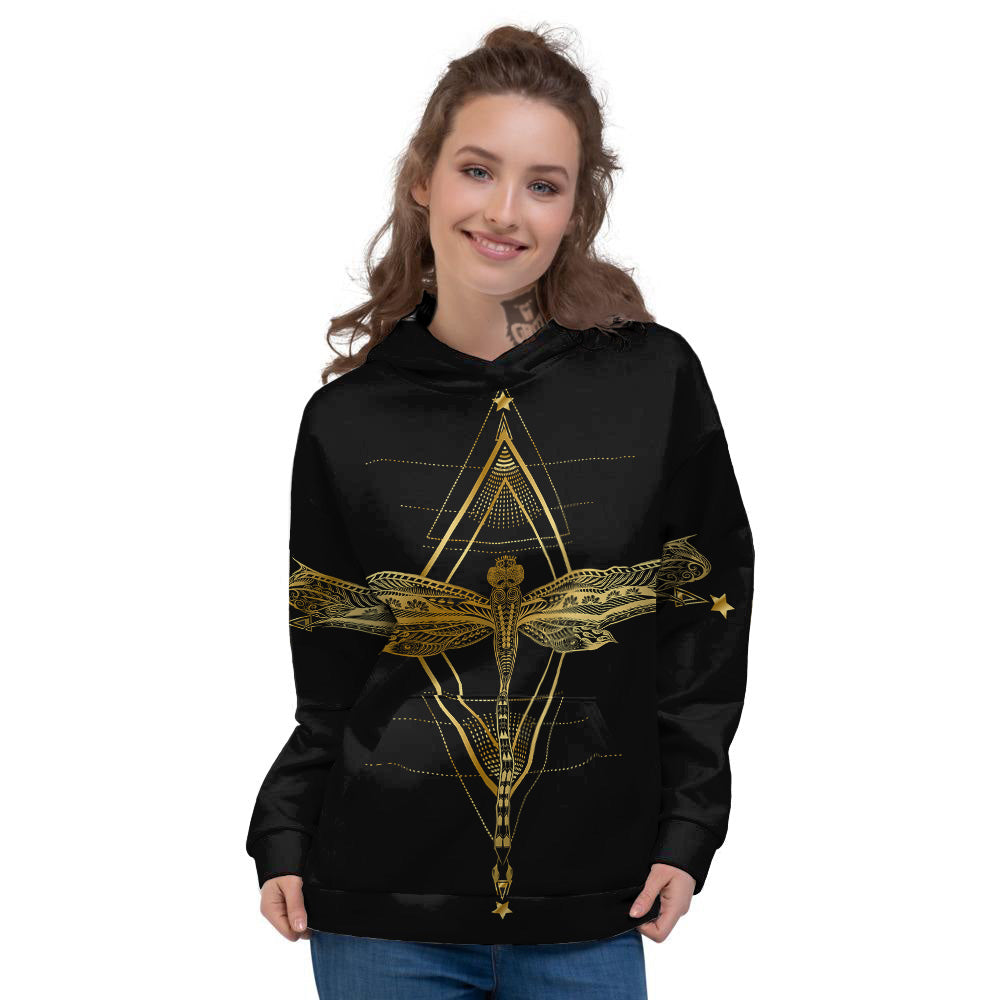 Dragonfly Boho Spiritual Print Women's Hoodie-grizzshop