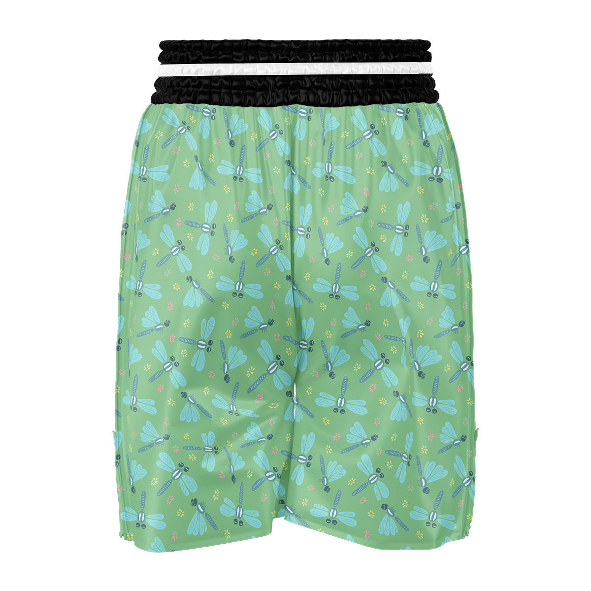 Dragonfly Green Print Pattern Boxing Shorts-grizzshop