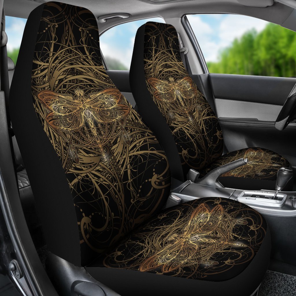 Dragonfly Mandala Car Seat Covers-grizzshop