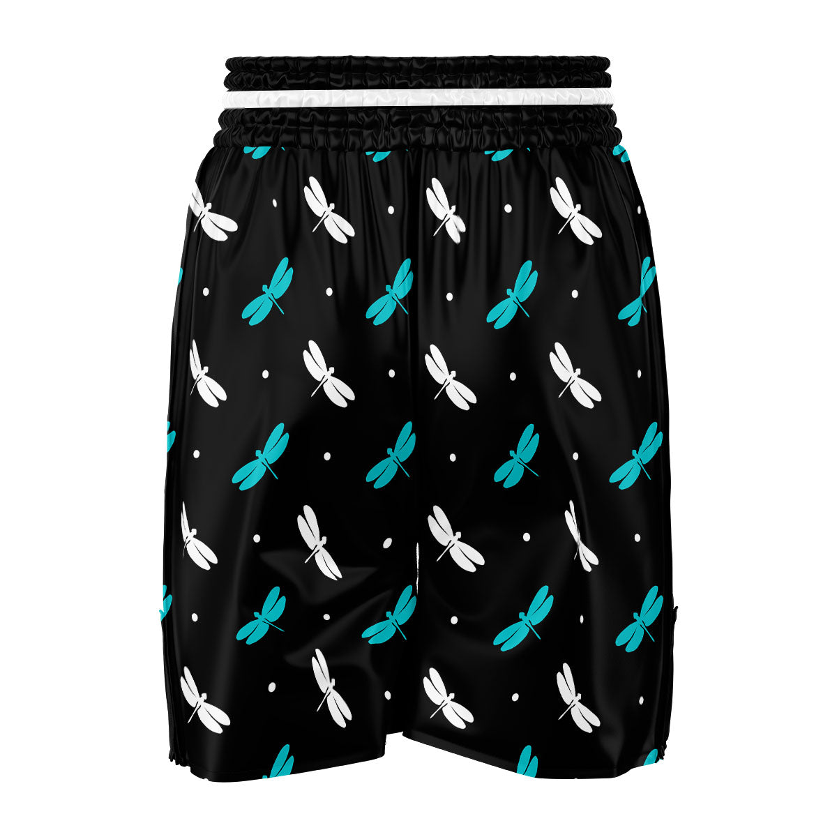 Dragonfly Polka Dot Print Pattern Boxing Shorts-grizzshop
