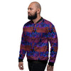 Dragonfly Trippy Print Pattern Men's Bomber Jacket-grizzshop