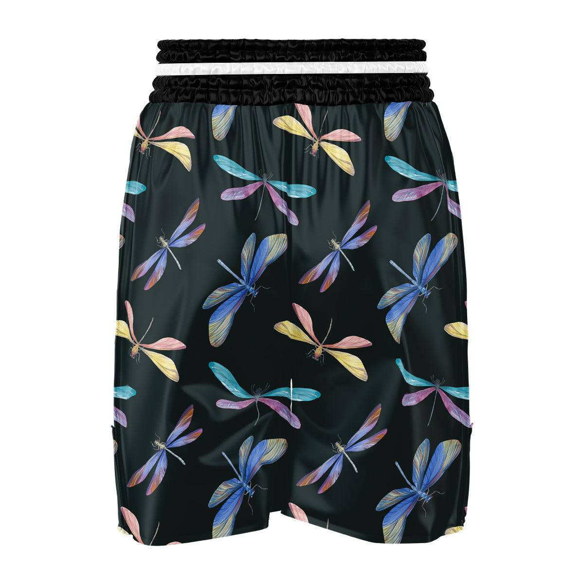 Dragonfly Vintage Print Pattern Boxing Shorts-grizzshop