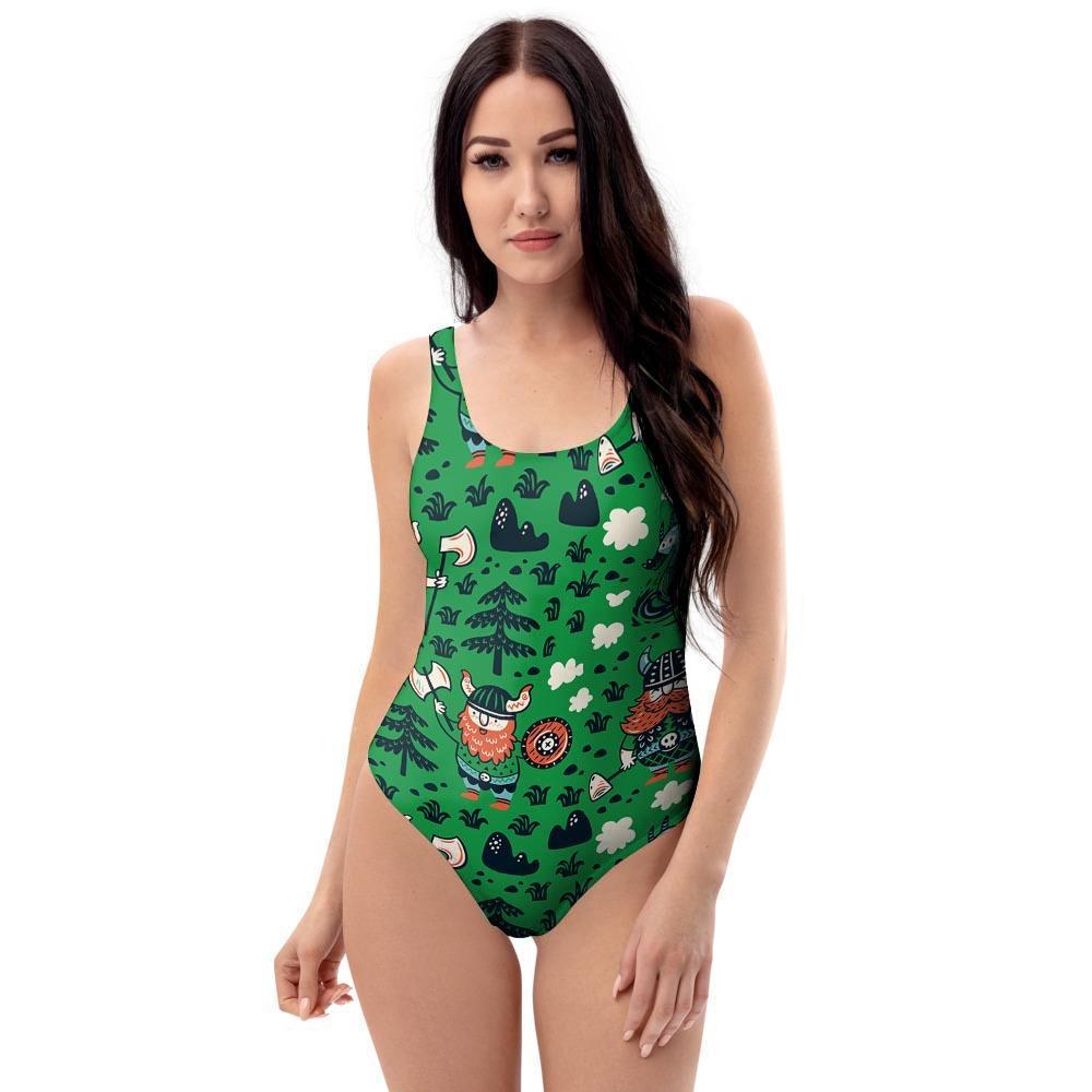 Drakkar Dragon Viking One Piece Swimsuite-grizzshop