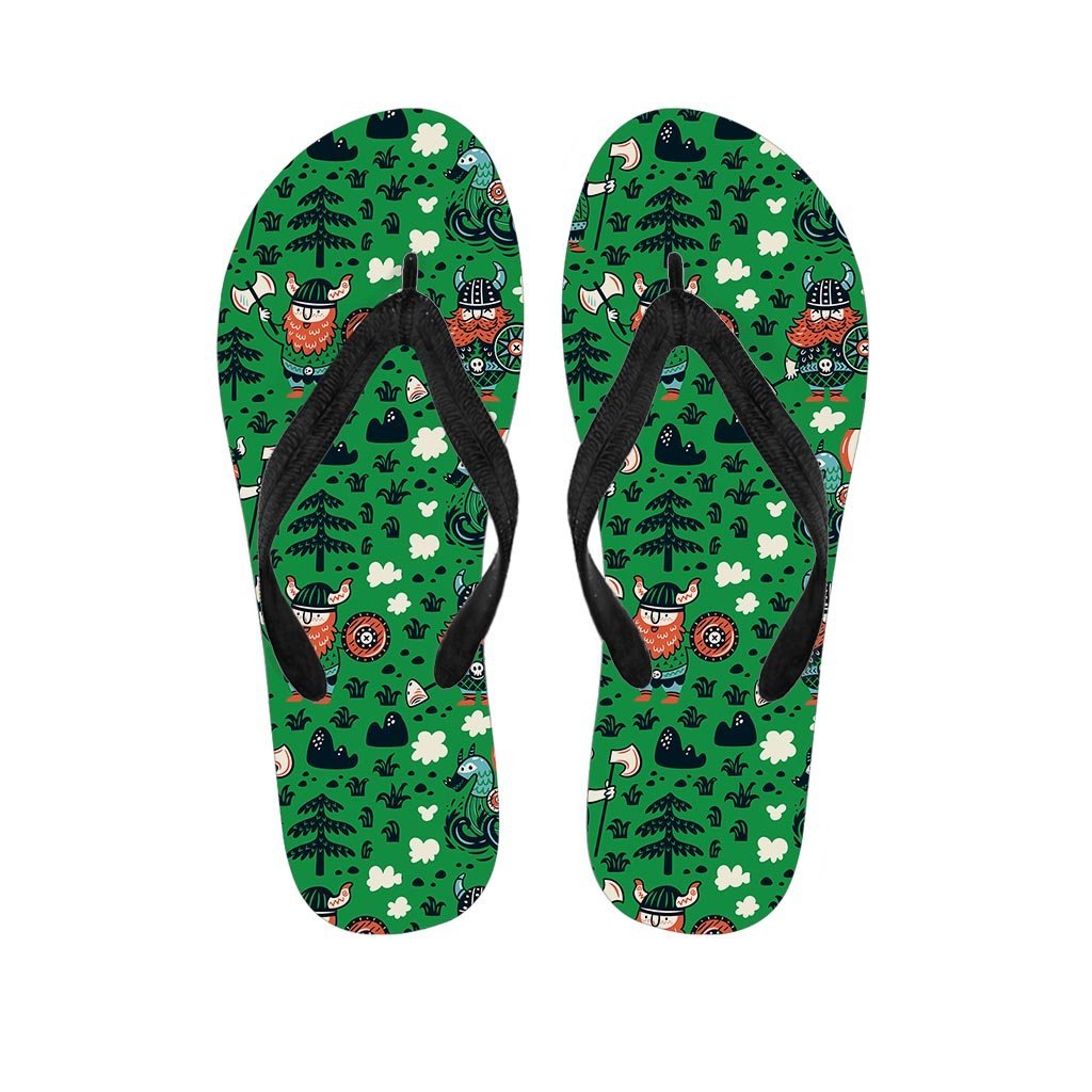 Drakkar Dragon Viking Women's Flip Flops-grizzshop