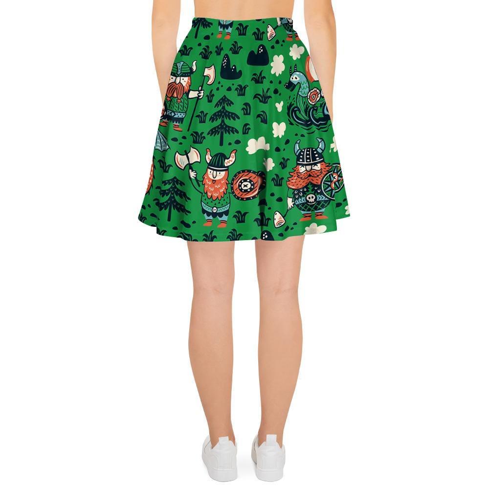Drakkar Dragon Viking Women's Skirt-grizzshop