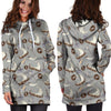 Drakkar Viking Ship Hoodie Dress-grizzshop