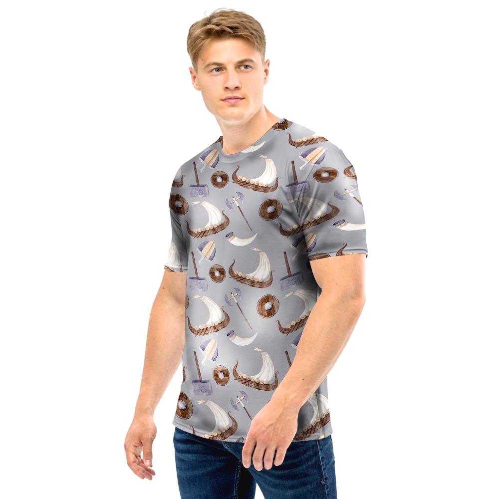 Drakkar Viking Ship Men T Shirt-grizzshop