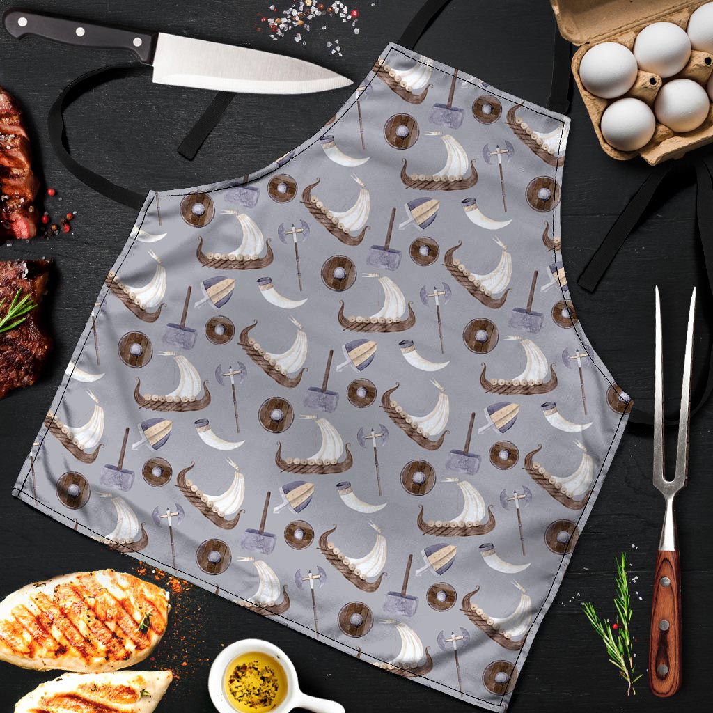 Drakkar Viking Ship Men's Apron-grizzshop