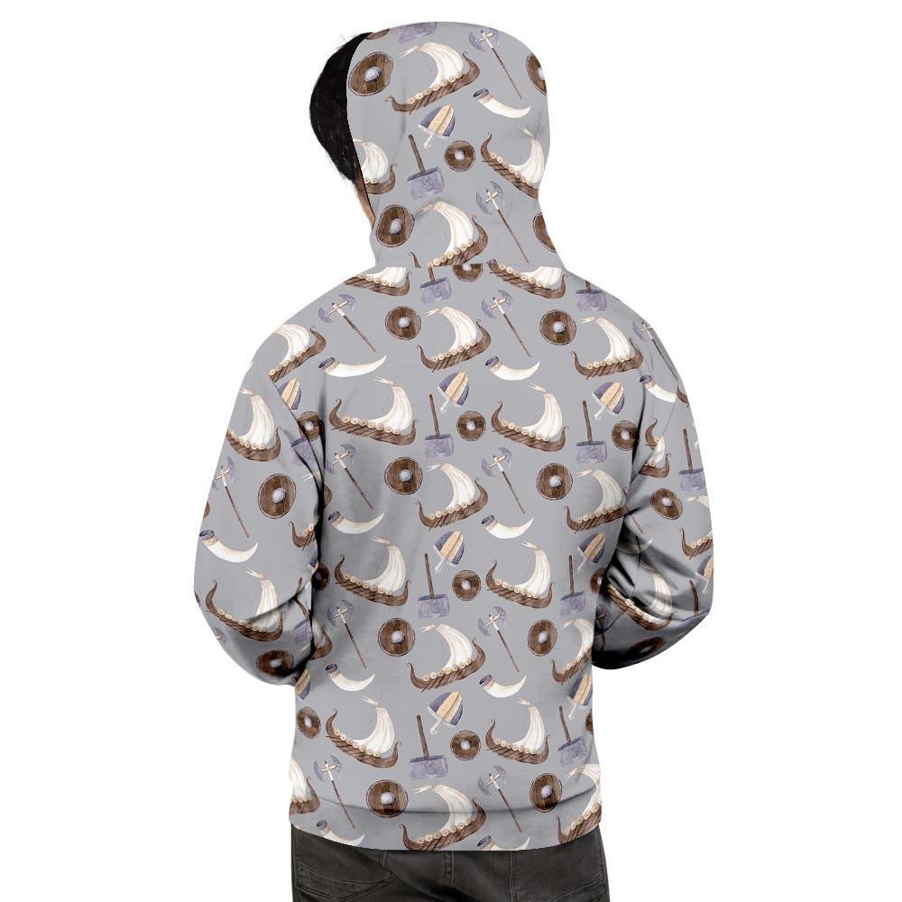 Drakkar Viking Ship Men's Hoodie-grizzshop