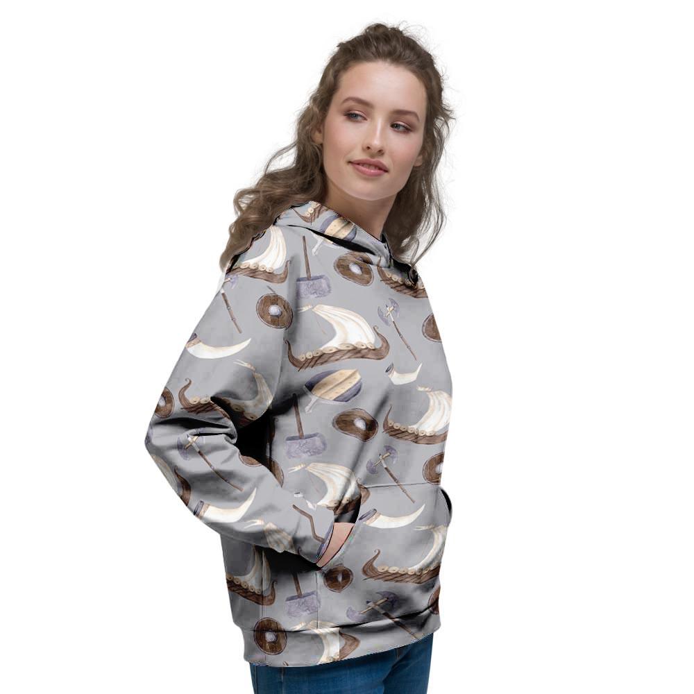 Drakkar Viking Ship Women's Hoodie-grizzshop