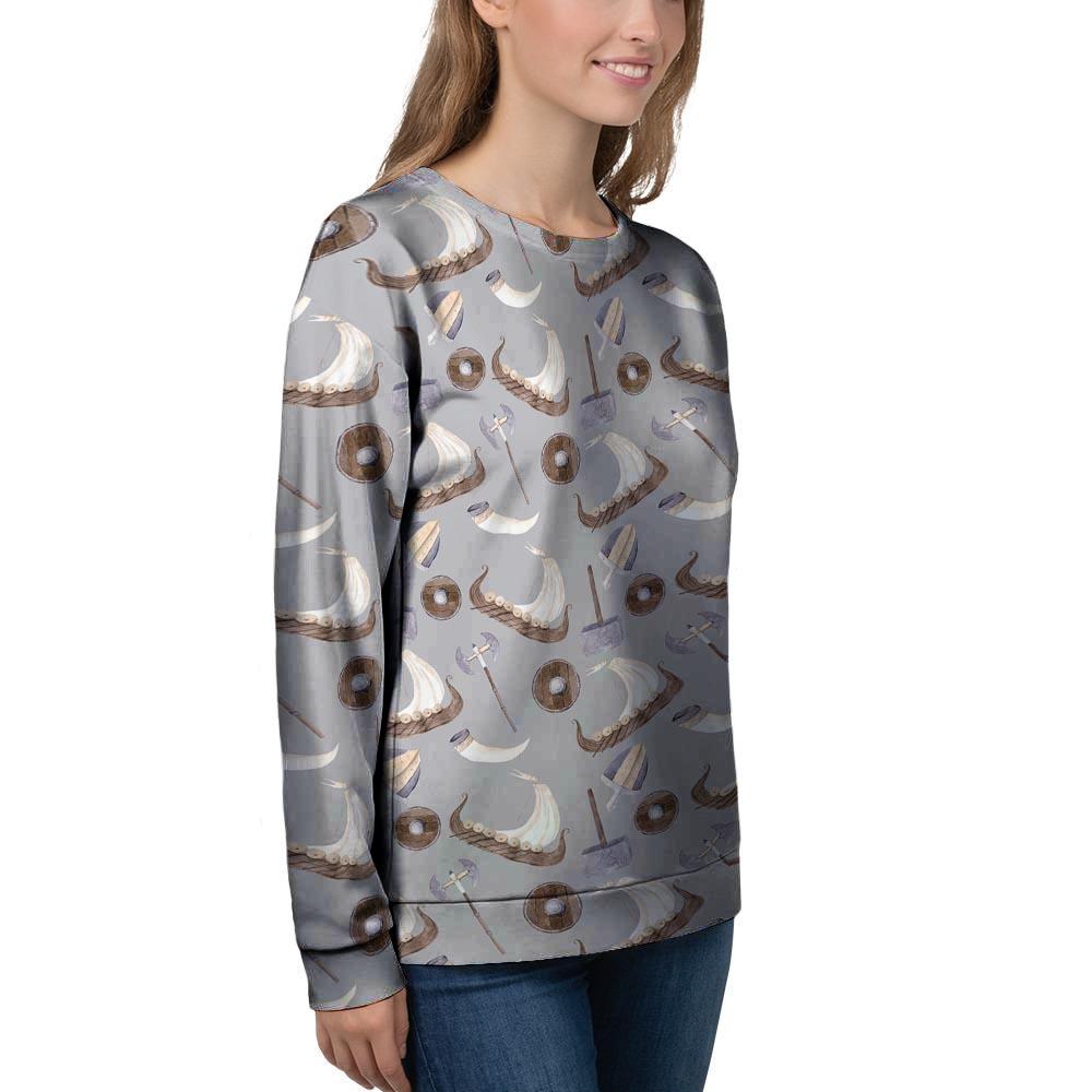 Drakkar Viking Ship Women's Sweatshirt-grizzshop