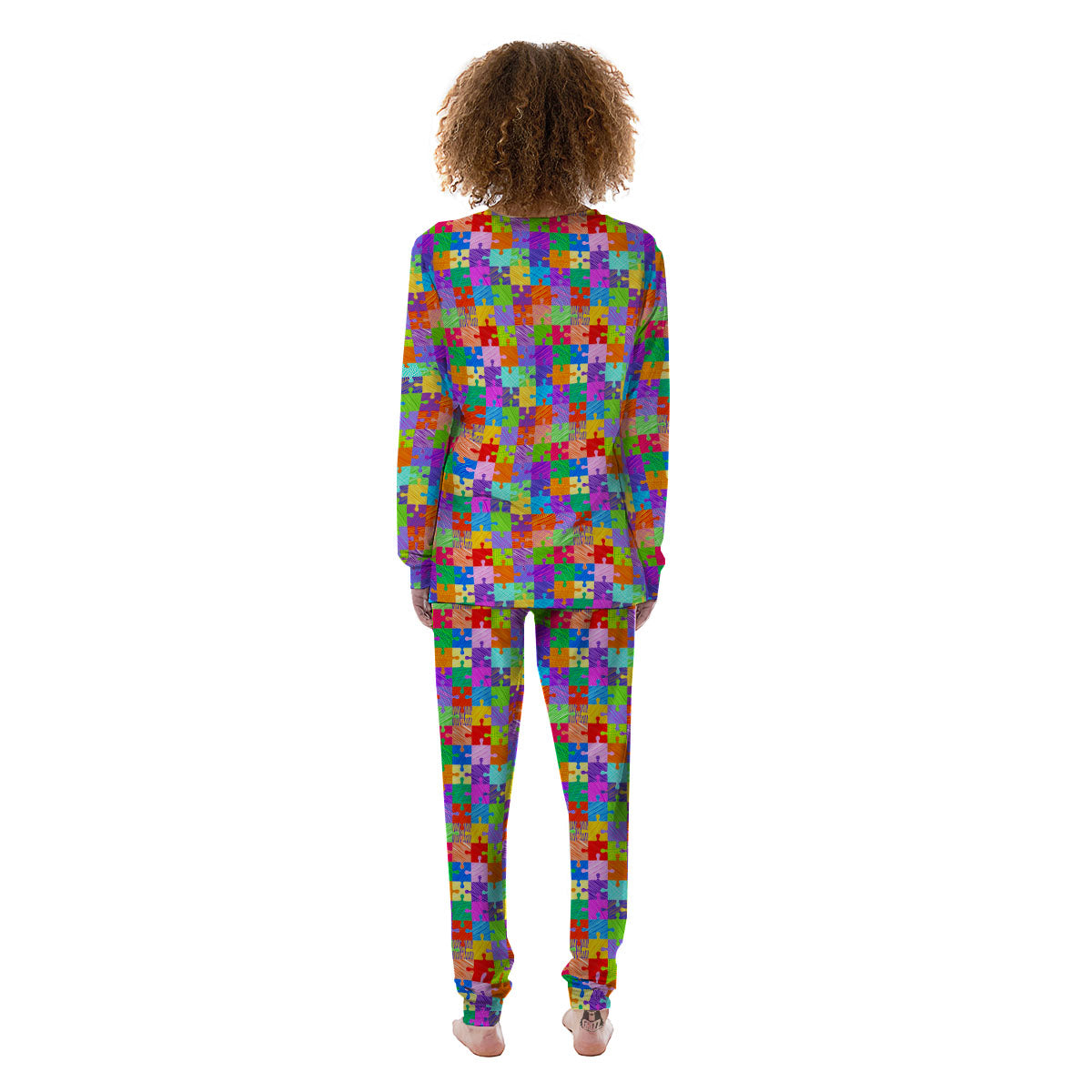 Drawing Autism Awareness Print Women's Pajamas-grizzshop