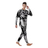 Drawing Beagle White And Black Print Men's Pajamas-grizzshop