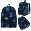 Drawing Bug Pattern Print Backpack-grizzshop