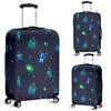 Drawing Bug Pattern Print Luggage Cover Protector-grizzshop