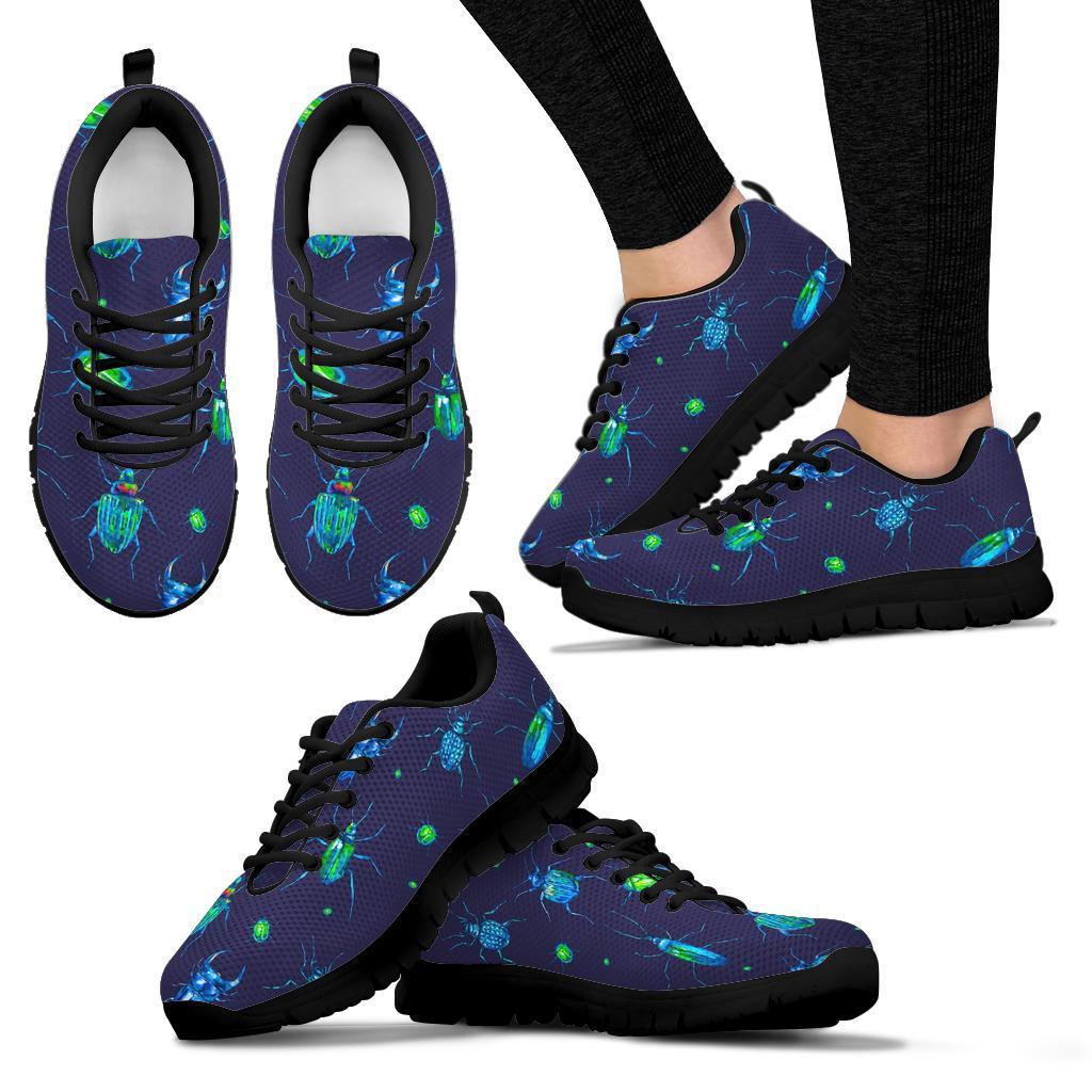 Drawing Bug Pattern Print Sneaker Shoes For Men Women-grizzshop