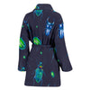 Drawing Bug Pattern Print Women Long Robe-grizzshop