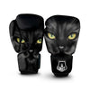 Drawing Portrait Black Cat Print Boxing Gloves-grizzshop