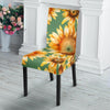 Drawing Sunflower Print Pattern Chair Cover-grizzshop