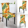 Drawing Sunflower Print Pattern Chair Cover-grizzshop