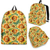 Drawing Sunflower Print Pattern Premium Backpack-grizzshop