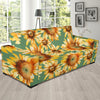 Drawing Sunflower Print Pattern Sofa Covers-grizzshop