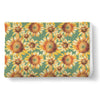 Drawing Sunflower Print Pattern Throw Blanket-grizzshop