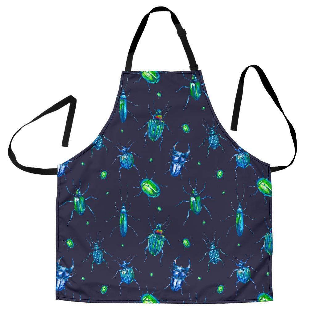 Drawing Bug Pattern Print Men's Apron-grizzshop
