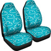 Drawn Cloud Pattern Print Universal Fit Car Seat Covers-grizzshop