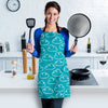 Drawn Cloud Pattern Print Women's Apron-grizzshop