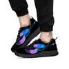 Dream Catcher Blue And Purple Black Print Black Sneaker-grizzshop