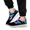 Dream Catcher Blue And Purple Black Print White Athletic Shoes-grizzshop