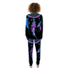 Dream Catcher Blue And Purple Black Print Women's Pajamas-grizzshop