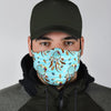 Dream Catcher Blue Feather Face Mask-grizzshop