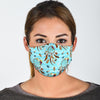 Dream Catcher Blue Feather Face Mask-grizzshop