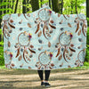 Dream Catcher Blue Feather Hooded Blanket-grizzshop