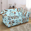 Dream Catcher Blue Feather Loveseat Cover-grizzshop