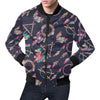 Dream Catcher Boho Feather Pattern Print Men's Bomber Jacket-grizzshop