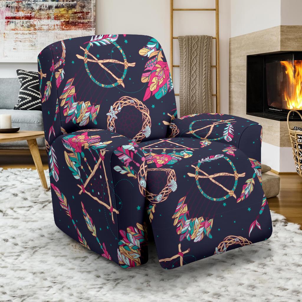 Dream Catcher Boho Feather Recliner Cover-grizzshop