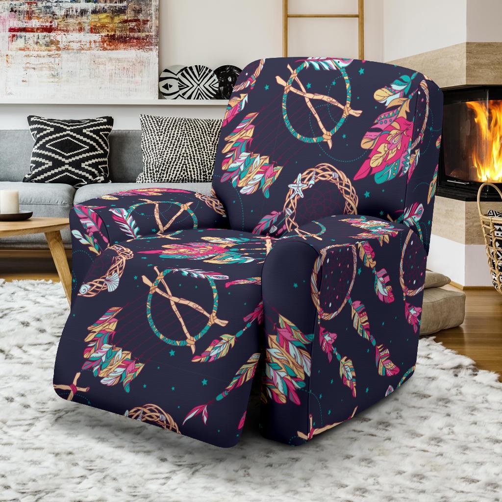 Dream Catcher Boho Feather Recliner Cover-grizzshop