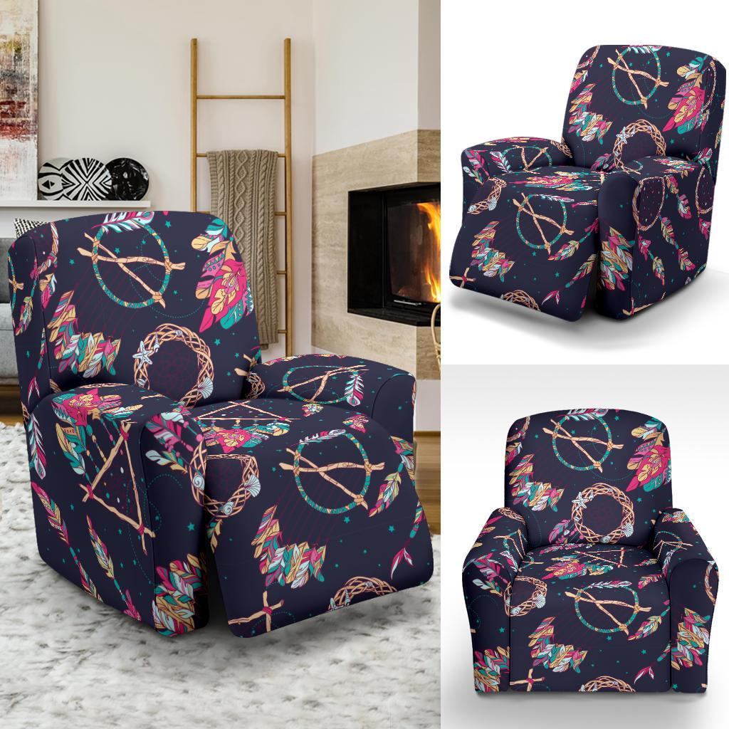 Dream Catcher Boho Feather Recliner Cover-grizzshop