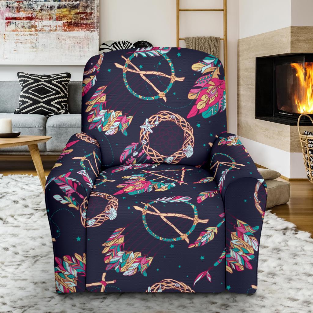 Dream Catcher Boho Feather Recliner Cover-grizzshop