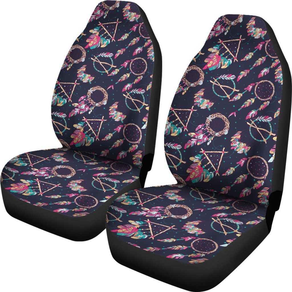 Dream Catcher Boho Feather Universal Fit Car Seat Cover-grizzshop