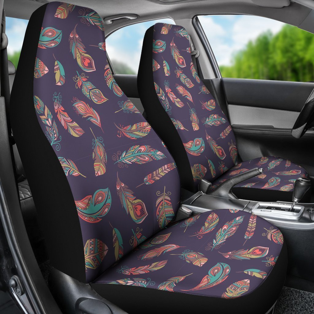 Dream Catcher Boho Feather Universal Fit Car Seat Cover-grizzshop