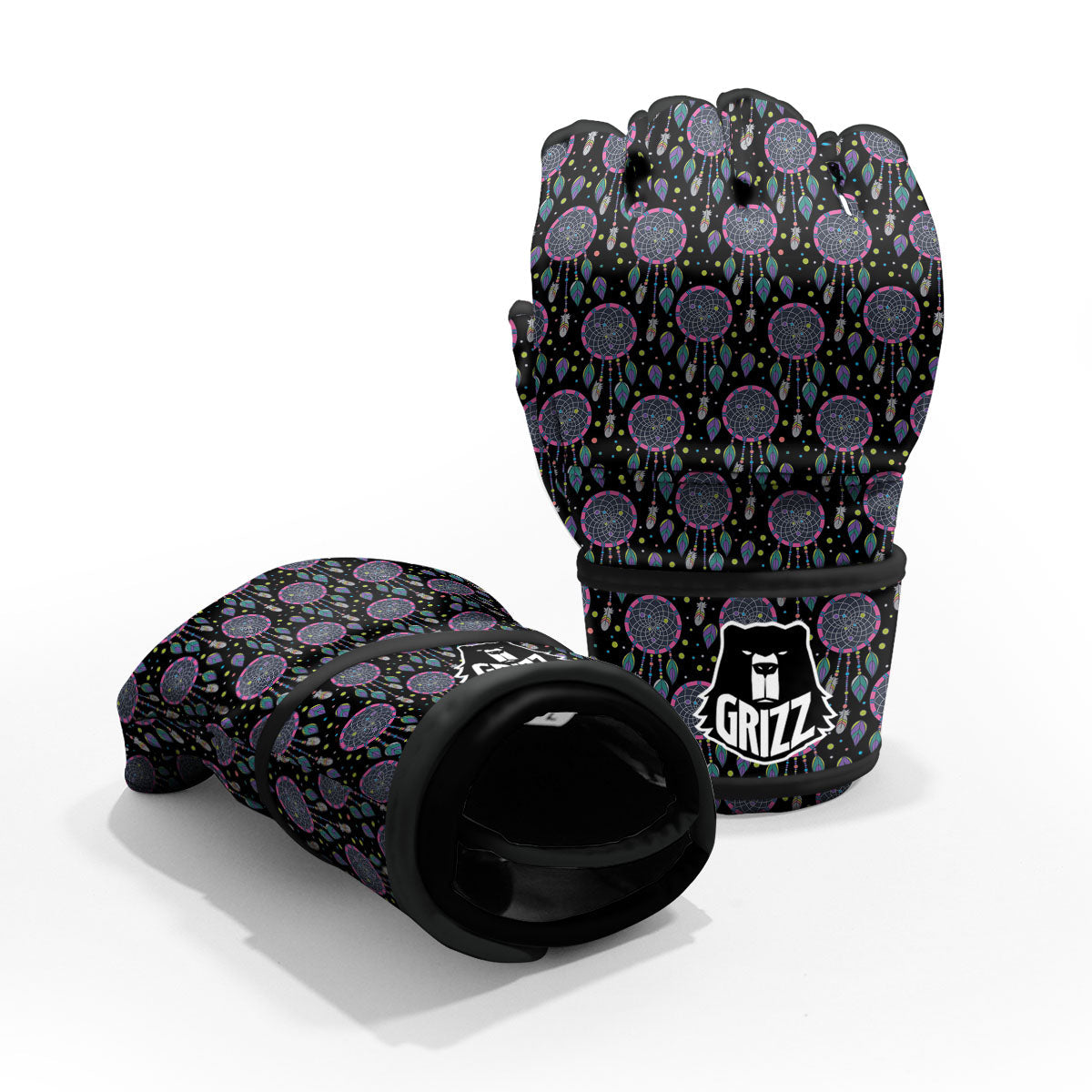 Dream Catcher Boho Print Pattern MMA Gloves-grizzshop