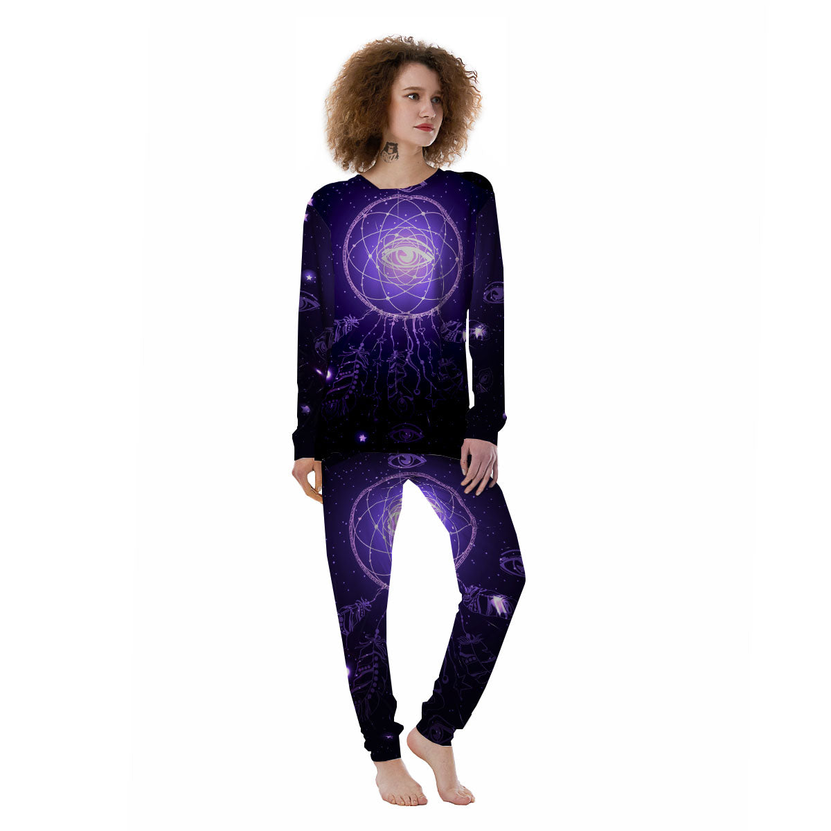 Dream Catcher Constellation Native Print Women's Pajamas-grizzshop