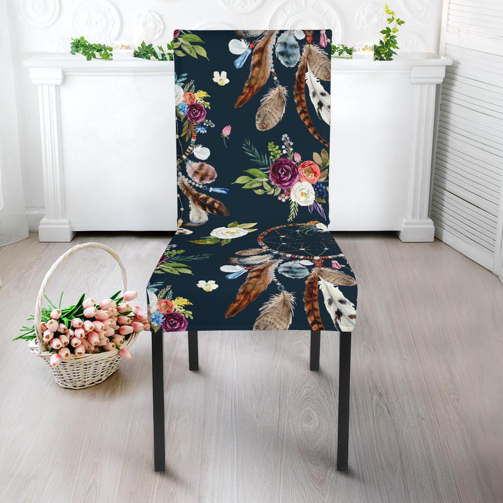 Dream Catcher Feather Boho Chair Cover-grizzshop