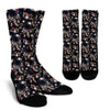 Dream Catcher Feather Boho Pattern Print Unisex Crew Socks-grizzshop